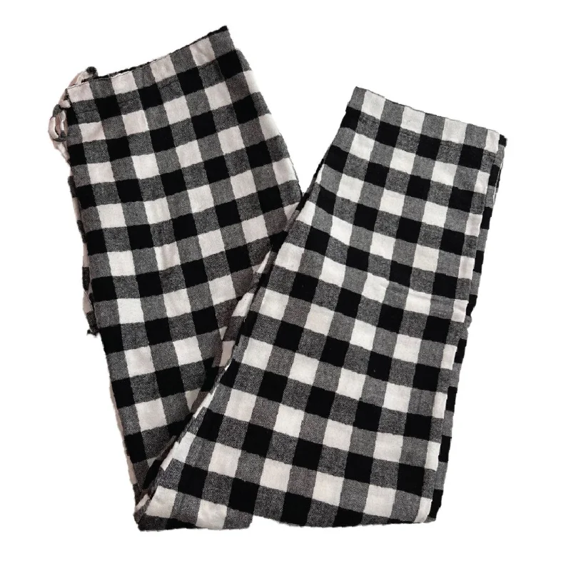 501 / Flannel Lounge Pants in Black & White