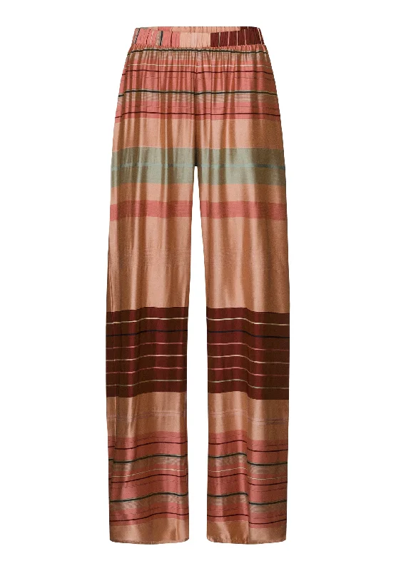 Hannah Pants | Earth Tanned Stripe 74859-2166