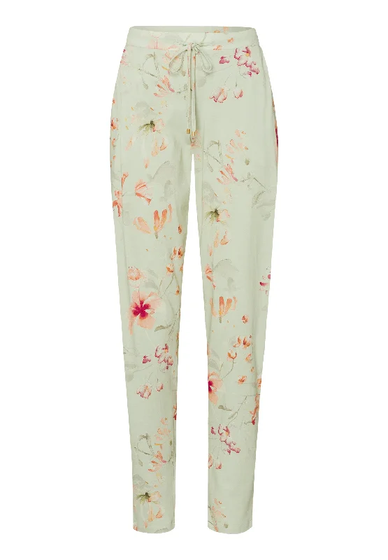 Sleep And Lounge Knit Pants Print | Aquarelle Garden 77882-1260