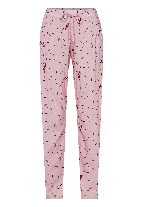 Sleep And Lounge Knit Pants Print | Blithe Petals Print 77882-2933