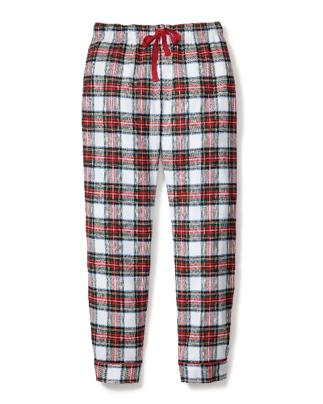 Women's Brushed Cotton Pants in Balmoral Tartan