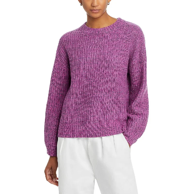 Monrow Womens   Wool Cashmere Crewneck Sweater