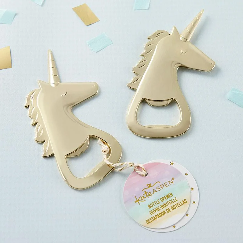 Gold Unicorn Bottle Opener