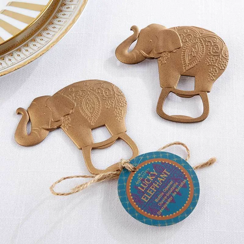 Lucky Golden Elephant Bottle Opener