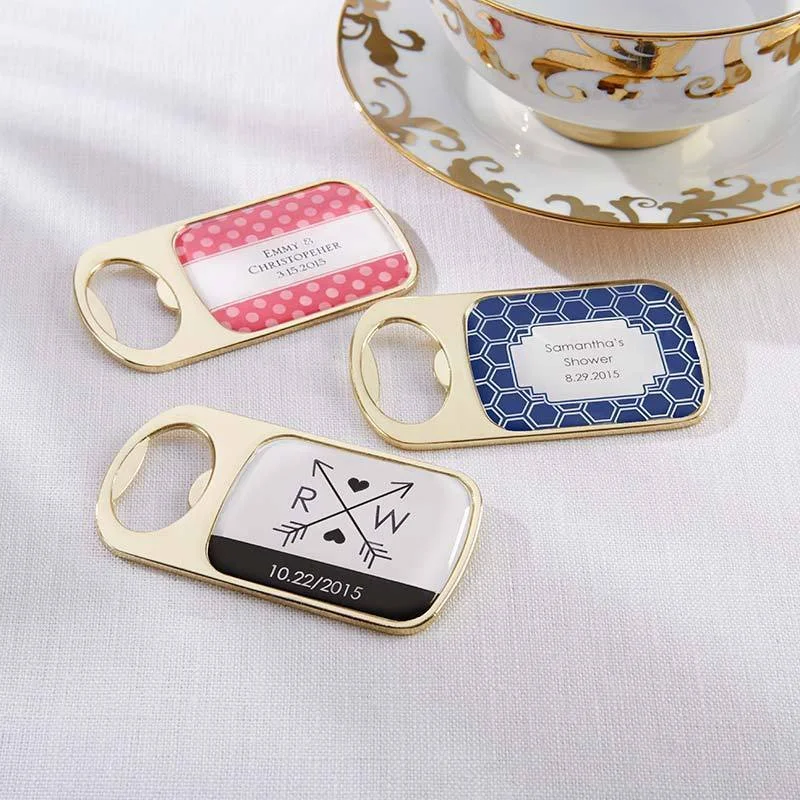 Personalized Gold Bottle Opener - Wedding(24 Pcs)