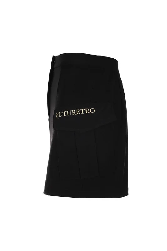 (WOMEN) FLAP POCKET MINI SKIRT