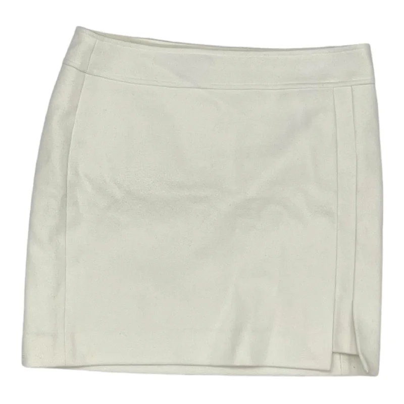 Skirt Mini & Short By White House Black Market In Cream, Size:8