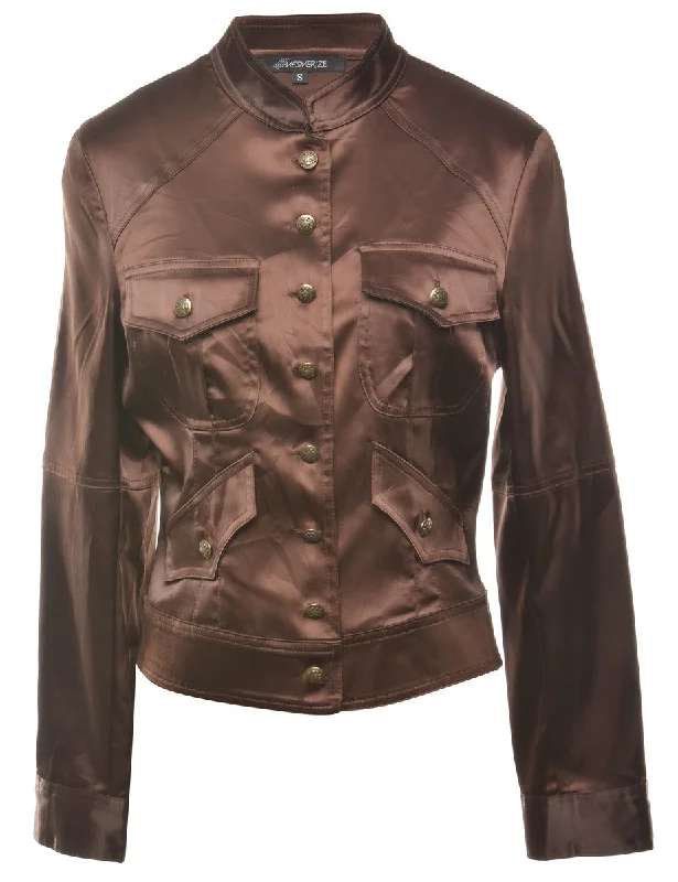 Button Front Jacket - S