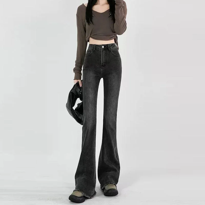 NiDELL: Women’s Elegant long Skinny Jeans for Autumn