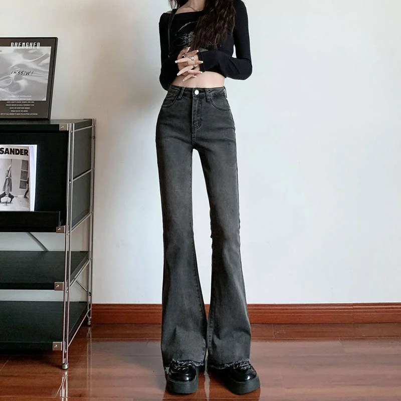 NiDELL: Women’s Elegant long Skinny Jeans for Autumn