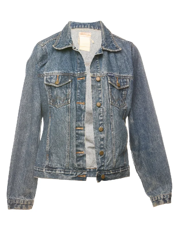 Wrangler Classic Faded Wash Denim Jacket - M