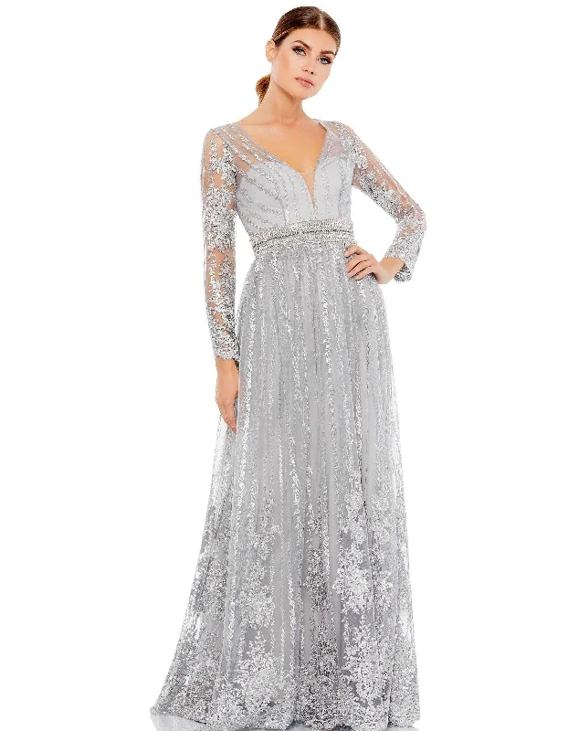 Mac Duggal Formal Long Sleeve Evening Dress Sale