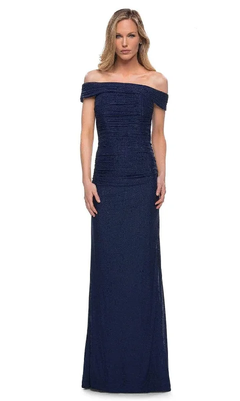 La Femme - Straight Across Jersey Formal Dress 29541SC