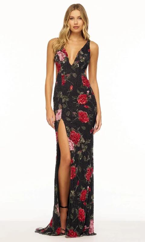 Sherri Hill 56301 - Floral Printed Sleeveless Dress