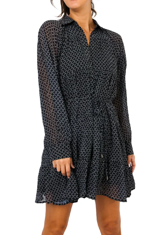 MinkPink Lydia Tiered Shirt Dress